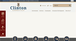 Desktop Screenshot of clintonct.org