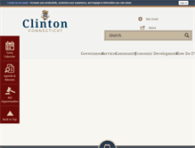 Tablet Screenshot of clintonct.org